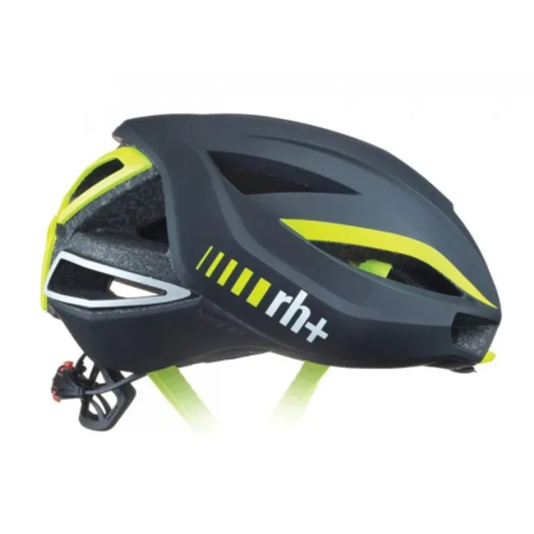 Cyklistická prilba RH+ Lambo, matt black shiny yellow fluo Cyklistická prilba RH+ Lambo, matt black shiny yellow fluo