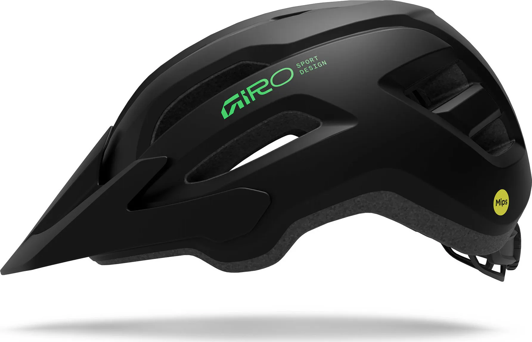 Šport a outdoor | Cyklistika | Prilby - GIRO Fixture II MIPS Youth Mat Black/Vivid Green Šport a outdoor | Cyklistika | Prilby - GIRO Fixture II MIPS Youth Mat Black/Vivid Green