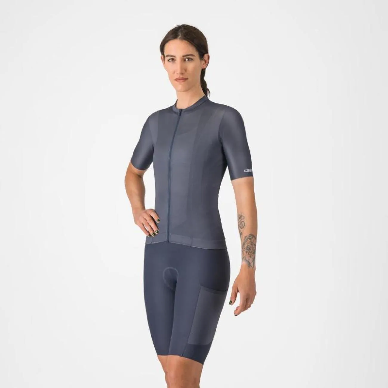 CASTELLI Cyklistické nohavice krátke s trakmi - UNLIMITED ENDURANCE W DT - modrá CASTELLI Cyklistické nohavice krátke s trakmi - UNLIMITED ENDURANCE W DT - modrá
