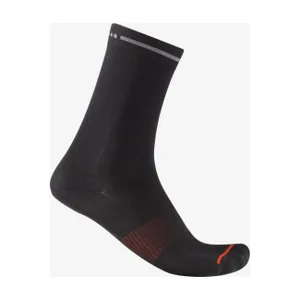CASTELLI Cyklistické ponožky klasické - PREMIO EVO 18 - čierna CASTELLI Cyklistické ponožky klasické - PREMIO EVO 18 - čierna
