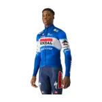 CASTELLI Cyklistický dres s dlhým rukávom zimný - SOUDAL QUICK-STEP 2024 THERMAL - modrá/biela/červená CASTELLI Cyklistický dres s dlhým rukávom zimný - SOUDAL QUICK-STEP 2024 THERMAL - modrá/biela/červená