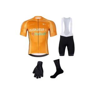 BONAVELO Cyklistický mega set - EUSKALTEL - EUSKADI - čierna/oranžová/biela BONAVELO Cyklistický mega set - EUSKALTEL - EUSKADI - čierna/oranžová/biela
