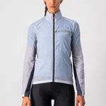 CASTELLI Cyklistická vetruodolná bunda - SQUADRA STRECH LADY - šedá CASTELLI Cyklistická vetruodolná bunda - SQUADRA STRECH LADY - šedá