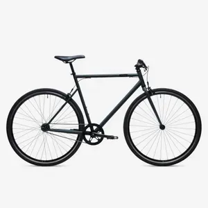 Mestský bicykel - Mestský bicykel Single Speed 500 sivý karbónový Mestský bicykel - Mestský bicykel Single Speed 500 sivý karbónový