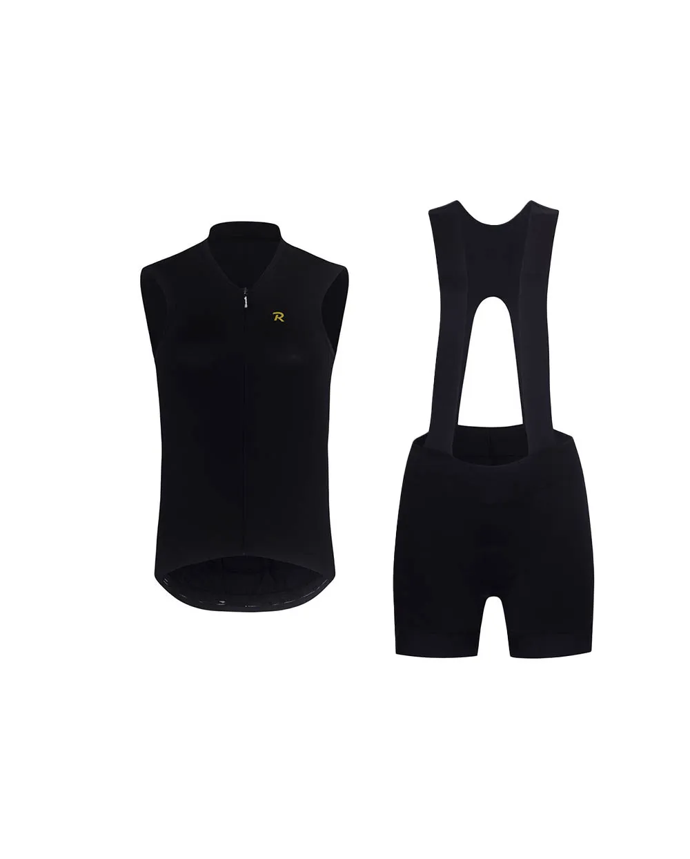 RIVANELLE Cyklistický krátky dres a krátke nohavice - PURE - čierna RIVANELLE Cyklistický krátky dres a krátke nohavice - PURE - čierna