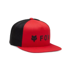 FOX Cyklistická čiapka - ABSOLUTE MESH SNAPBACK - červená FOX Cyklistická čiapka - ABSOLUTE MESH SNAPBACK - červená