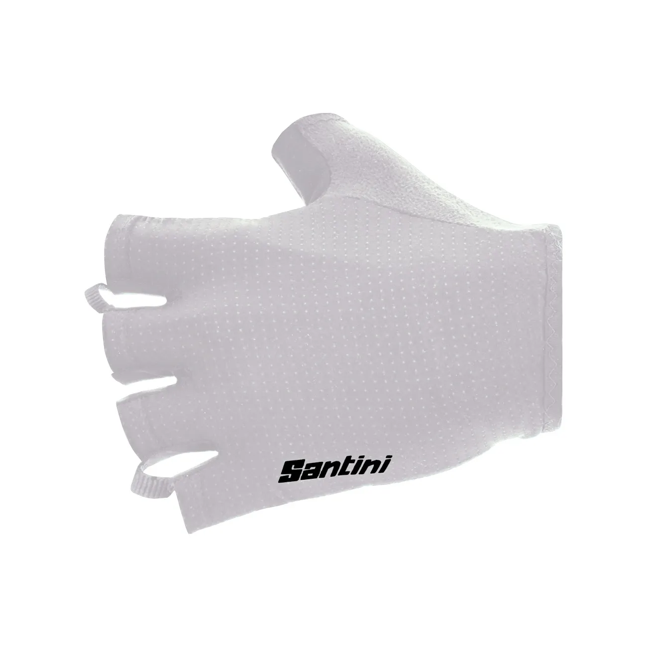 SANTINI Cyklistické rukavice krátkoprsté - 3D - biela SANTINI Cyklistické rukavice krátkoprsté - 3D - biela