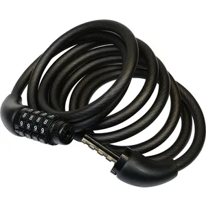 Šport a outdoor | Cyklistika | Cyklodoplnky | Zámky - Richter Czech RL.567.8x1800.CRN oceľový kódový lankový zámok, 8 × 1800 mm Šport a outdoor | Cyklistika | Cyklodoplnky | Zámky - Richter Czech RL.567.8x1800.CRN oceľový kódový lankový zámok, 8 × 1800 mm