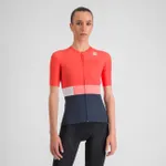 SPORTFUL Cyklistický dres s krátkym rukávom - SNAP - červená/modrá SPORTFUL Cyklistický dres s krátkym rukávom - SNAP - červená/modrá