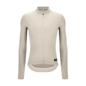SANTINI Cyklistický dres s dlhým rukávom zimný - RTR - ivory SANTINI Cyklistický dres s dlhým rukávom zimný - RTR - ivory