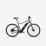 Trekingový bicykel - Elektrický trekingový bicykel 500 E sivý Trekingový bicykel - Elektrický trekingový bicykel 500 E sivý