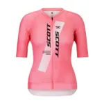SCOTT Cyklistický dres s krátkym rukávom - RC PRO W - ružová/biela SCOTT Cyklistický dres s krátkym rukávom - RC PRO W - ružová/biela