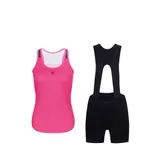 HOLOKOLO Cyklistický krátky dres a krátke nohavice - SPARK ELITE - ružová/čierna HOLOKOLO Cyklistický krátky dres a krátke nohavice - SPARK ELITE - ružová/čierna