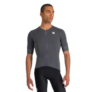 Pánsky cyklistický dres s krátkym rukávom SPORTFUL Monocrom jersey, anthracite Pánsky cyklistický dres s krátkym rukávom SPORTFUL Monocrom jersey, anthracite