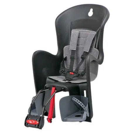 Detská sedačka na bicykel POLISPORT Bilby, black-grey Detská sedačka na bicykel POLISPORT Bilby, black-grey