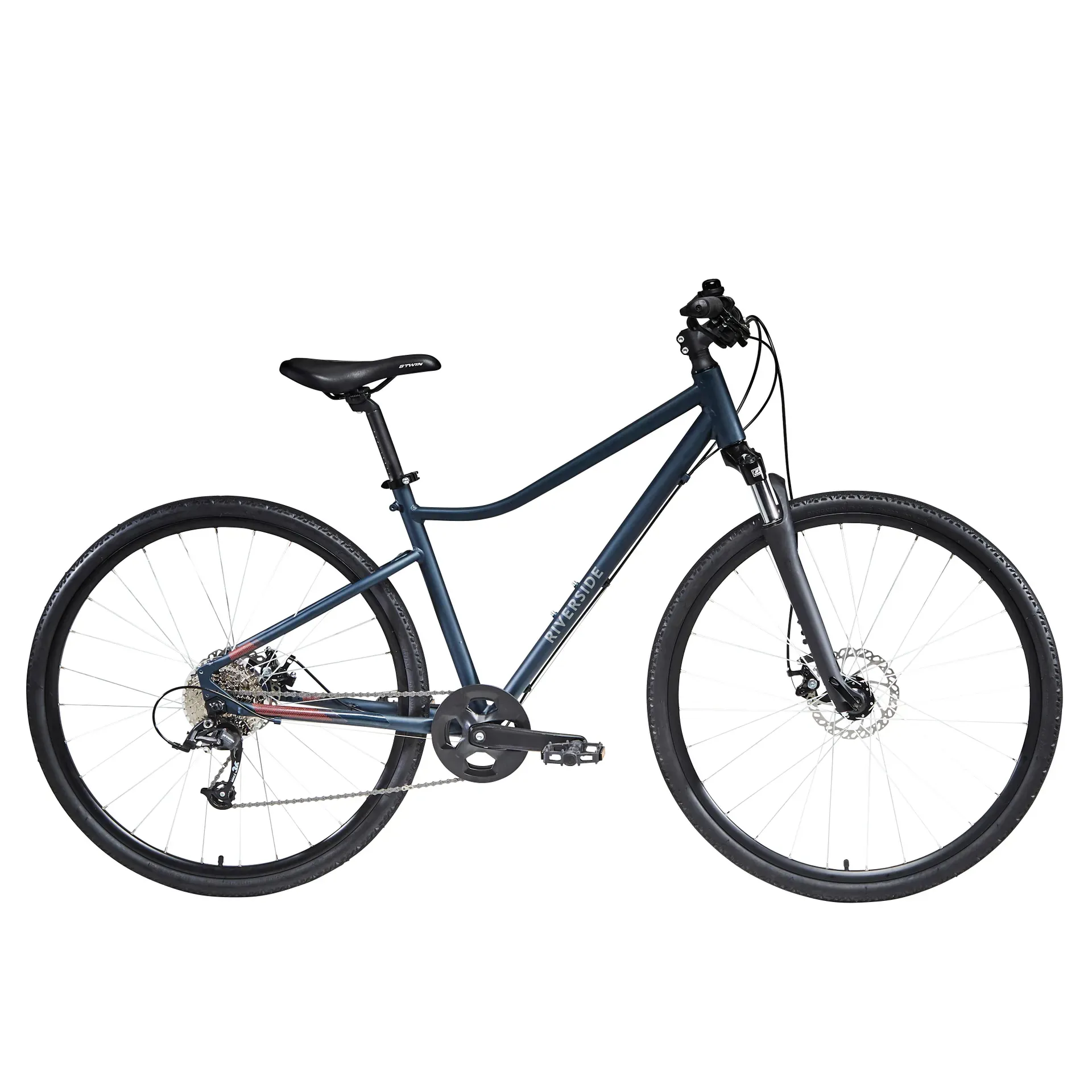 Trekingový bicykel - Trekingový bicykel 500 modrý Trekingový bicykel - Trekingový bicykel 500 modrý