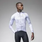 ALÉ Cyklistický dres s dlhým rukávom zimný - PR-E SPRAY - biela ALÉ Cyklistický dres s dlhým rukávom zimný - PR-E SPRAY - biela