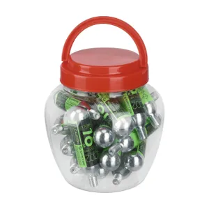 SYNCROS CO2 pumpa/bombička - CO2 10x25 g - strieborná SYNCROS CO2 pumpa/bombička - CO2 10x25 g - strieborná