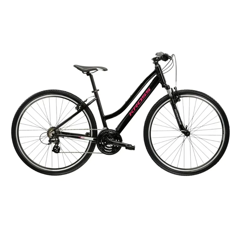 Kross Evado 2.0 čierna / ružová / lesk - L (19", 168-180 cm) Kross Evado 2.0 čierna / ružová / lesk - L (19", 168-180 cm)