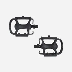 Športy > Cyklistika > Servis bicyklov > Cyklistické pedále a kufre > Pedále na bicykle - Ploché pedále na MTB 100 živicové čierne Športy > Cyklistika > Servis bicyklov > Cyklistické pedále a kufre > Pedále na bicykle - Ploché pedále na MTB 100 živicové čierne