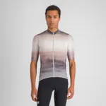 SPORTFUL Cyklistický dres s krátkym rukávom - FLOW SUPERGIARA - béžová/biela SPORTFUL Cyklistický dres s krátkym rukávom - FLOW SUPERGIARA - béžová/biela