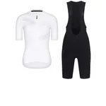 RIVANELLE Cyklistický krátky dres a krátke nohavice - CRYSTELLE - čierna/biela RIVANELLE Cyklistický krátky dres a krátke nohavice - CRYSTELLE - čierna/biela