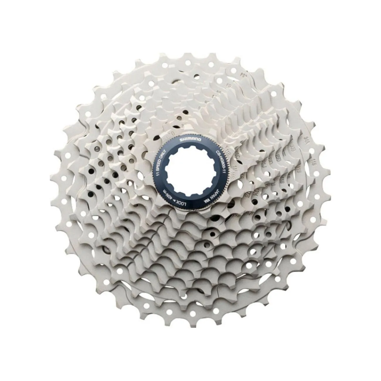 SHIMANO kazeta - CASSETTE HG8001 11 11-34 - strieborná SHIMANO kazeta - CASSETTE HG8001 11 11-34 - strieborná