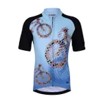 HOLOKOLO Cyklistický dres s krátkym rukávom - BIKERS KIDS - modrá/čierna HOLOKOLO Cyklistický dres s krátkym rukávom - BIKERS KIDS - modrá/čierna