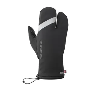 SHIMANO Cyklistické rukavice dlhoprsté - WINDSTOPPER PRIMALOFT 2x2 - čierna SHIMANO Cyklistické rukavice dlhoprsté - WINDSTOPPER PRIMALOFT 2x2 - čierna