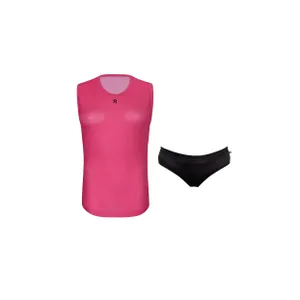 RIVANELLE funkčné tielko a nohavičky - FUNKCIONAL BASELAYER - ružová/čierna RIVANELLE funkčné tielko a nohavičky - FUNKCIONAL BASELAYER - ružová/čierna