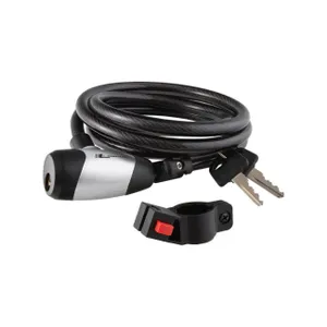 LONGUS zámok na bicykel - EXTREME 10/1800mm - čierna LONGUS zámok na bicykel - EXTREME 10/1800mm - čierna