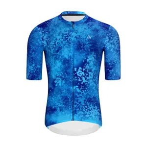HOLOKOLO Cyklistický dres s krátkym rukávom - RUSTLE - modrá HOLOKOLO Cyklistický dres s krátkym rukávom - RUSTLE - modrá