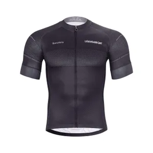BONAVELO Cyklistický dres s krátkym rukávom - GIRO D´ITALIA - čierna BONAVELO Cyklistický dres s krátkym rukávom - GIRO D´ITALIA - čierna