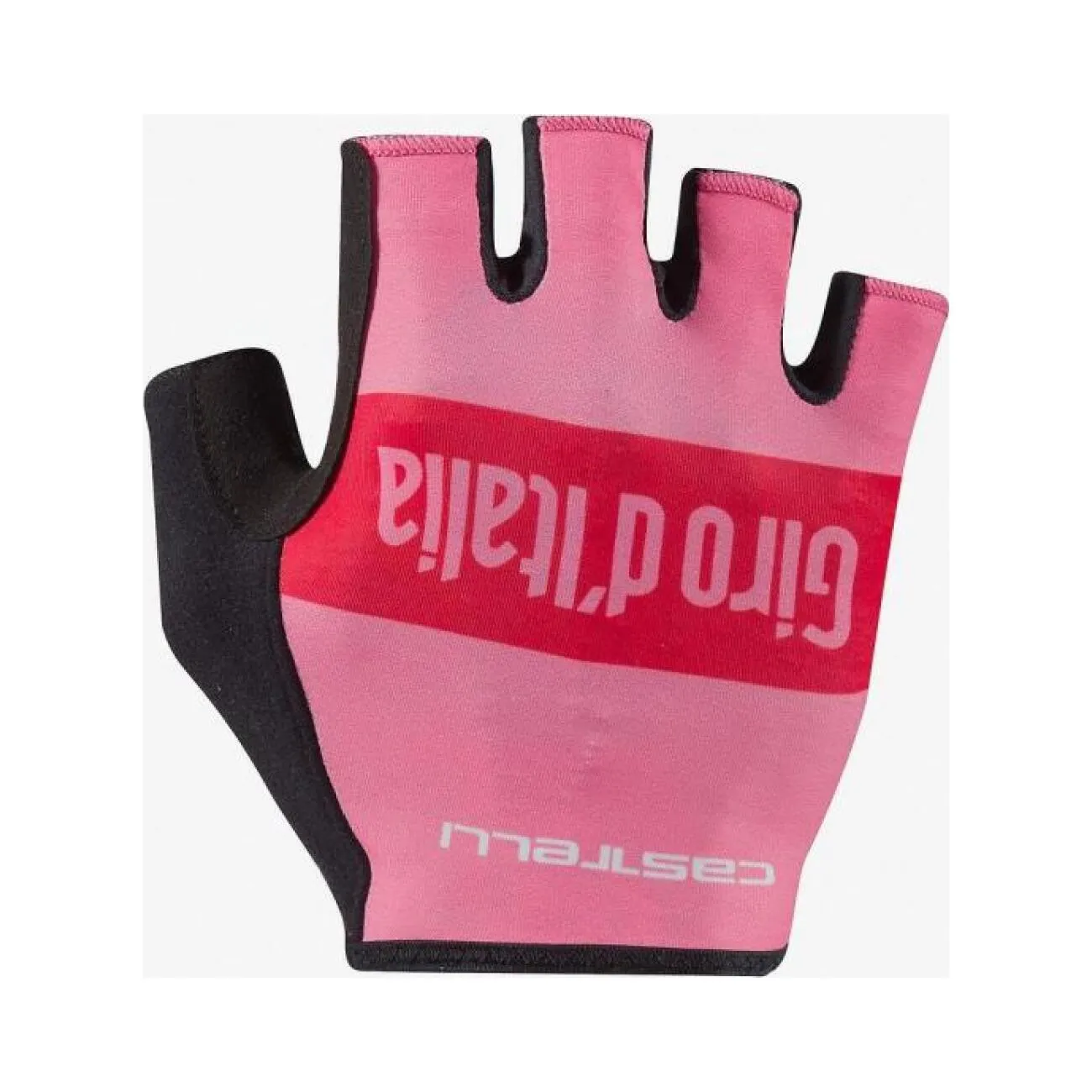 CASTELLI Cyklistické rukavice krátkoprsté - GIRO 2 - ružová CASTELLI Cyklistické rukavice krátkoprsté - GIRO 2 - ružová