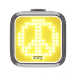 KNOG predné svetlo - BLINDER - čierna/biela KNOG predné svetlo - BLINDER - čierna/biela