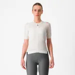 CASTELLI Cyklistický dres s krátkym rukávom - ESPRESSO W - ivory CASTELLI Cyklistický dres s krátkym rukávom - ESPRESSO W - ivory