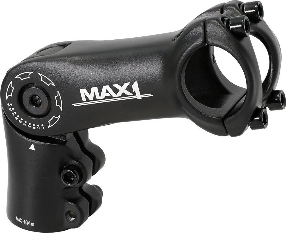 Šport a outdoor | Cyklistika | Diely a komponenty | Predstavce - MAX1 nastavitelný predstavec 90/90°/31,8 mm, čierny Šport a outdoor | Cyklistika | Diely a komponenty | Predstavce - MAX1 nastavitelný predstavec 90/90°/31,8 mm, čierny