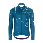 HOLOKOLO Cyklistický dres s dlhým rukávom zimný - PASSION WINTER - modrá HOLOKOLO Cyklistický dres s dlhým rukávom zimný - PASSION WINTER - modrá