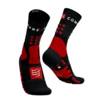 COMPRESSPORT Cyklistické ponožky klasické - HIKING - červená/čierna COMPRESSPORT Cyklistické ponožky klasické - HIKING - červená/čierna