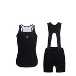 HOLOKOLO Cyklistický krátky dres a krátke nohavice - SPARK ELITE - čierna/ružová HOLOKOLO Cyklistický krátky dres a krátke nohavice - SPARK ELITE - čierna/ružová