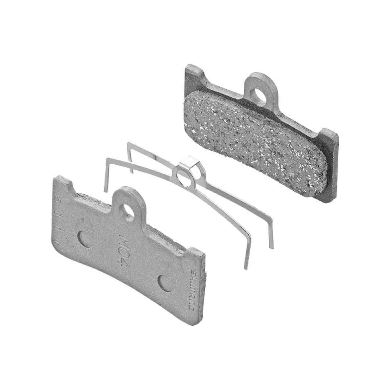 SHIMANO brzdové platničky - BRAKE PADS M04 - strieborná SHIMANO brzdové platničky - BRAKE PADS M04 - strieborná