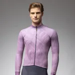ALÉ Cyklistický dres s dlhým rukávom zimný - PRAGMA SCHEMA - fialová ALÉ Cyklistický dres s dlhým rukávom zimný - PRAGMA SCHEMA - fialová