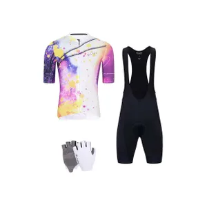 HOLOKOLO Cyklistický mega set - SPLASH - biela/šedá/fialová/čierna HOLOKOLO Cyklistický mega set - SPLASH - biela/šedá/fialová/čierna