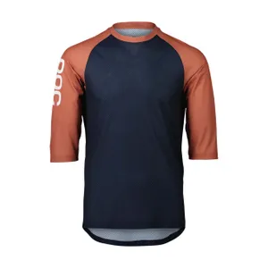 POC Cyklistický dres s krátkym rukávom - MTB PURE 3/4 - modrá/oranžová POC Cyklistický dres s krátkym rukávom - MTB PURE 3/4 - modrá/oranžová