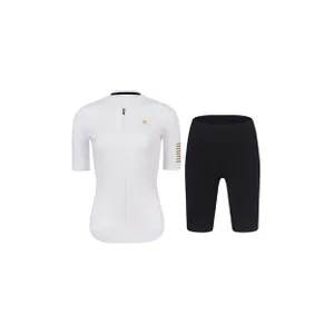 RIVANELLE Cyklistický krátky dres a krátke nohavice - VICTORIOUS GOLD LADY - čierna/biela RIVANELLE Cyklistický krátky dres a krátke nohavice - VICTORIOUS GOLD LADY - čierna/biela