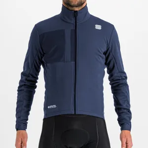 SPORTFUL Cyklistická zateplená bunda - SUPER - modrá SPORTFUL Cyklistická zateplená bunda - SUPER - modrá