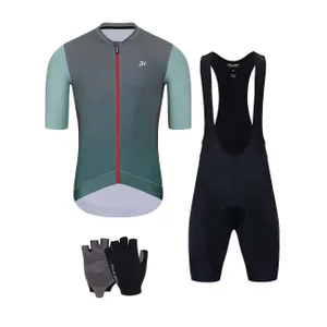 HOLOKOLO Cyklistický mega set - INFINITY - čierna/červená/šedá HOLOKOLO Cyklistický mega set - INFINITY - čierna/červená/šedá