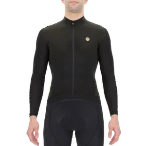 UYN Cyklistický dres s dlhým rukávom zimný - AIRWING WINTER - čierna UYN Cyklistický dres s dlhým rukávom zimný - AIRWING WINTER - čierna