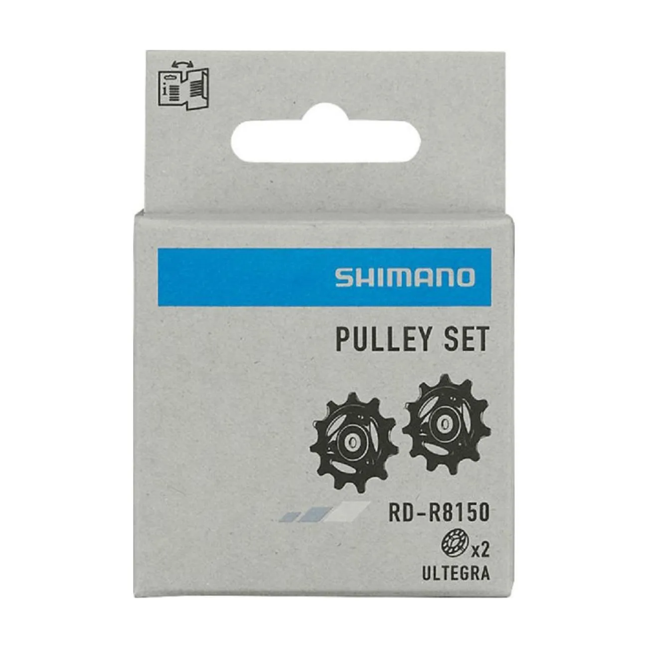 SHIMANO kladky pre prehadzovačku - PULLEYS RDR8150 - čierna SHIMANO kladky pre prehadzovačku - PULLEYS RDR8150 - čierna