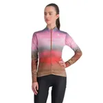 Dámsky cyklistický dres s dlhým rukávom SPORTFUL Flow supergiara w thermal jersey, cayenna red pink Dámsky cyklistický dres s dlhým rukávom SPORTFUL Flow supergiara w thermal jersey, cayenna red pink